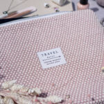 Diy Stoffe Inspiration 614s Tablettasche Kosmetiktasche Strick Perloptik Altrosa Label Rv