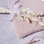 Diy Stoffe Inspiration 614u Tablettasche Kosmetiktasche Strick Perloptik Altrosa