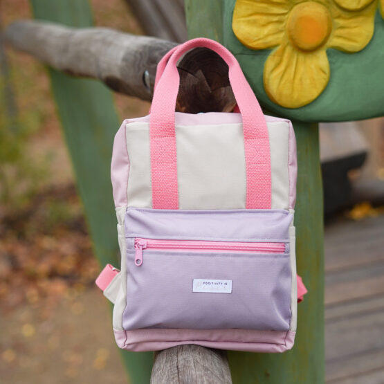 Diy Stoffe Inspiration 616b Rucksack Ruxari Klein Einhorn Outdoor Mauve Sand Beige Wolkenrosa