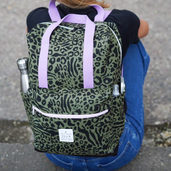 Diy Stoffe Inspiration 619p Rucksack Ruxari Gross Leo Khaki