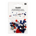 Armband Blau Rot 1